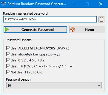 download generate 200 random passwords