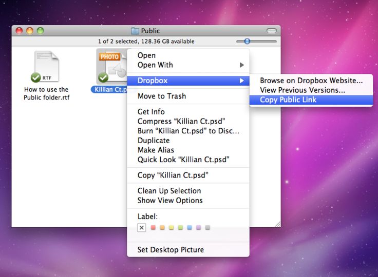 mac path finder add dropbox