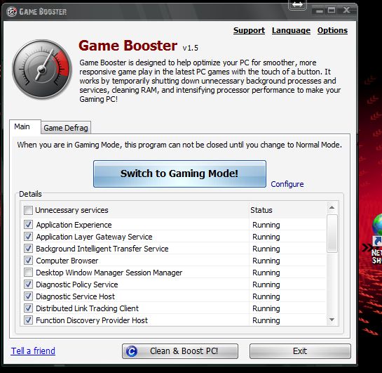 game booster pc windows 10