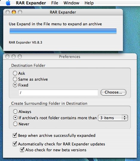mac rar expander free