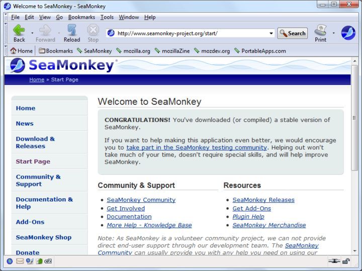 seamonkey for mac 0s x 10.7.5