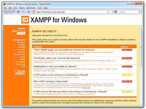 xampp download for windows xp sp3