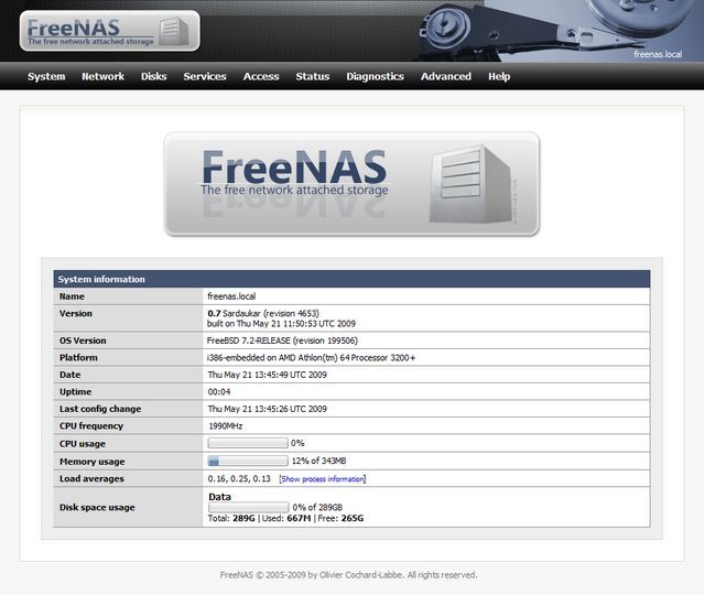 Freenas 0 8 3 (32-bit) (2012)