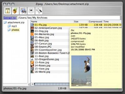 alpha zip mac os x