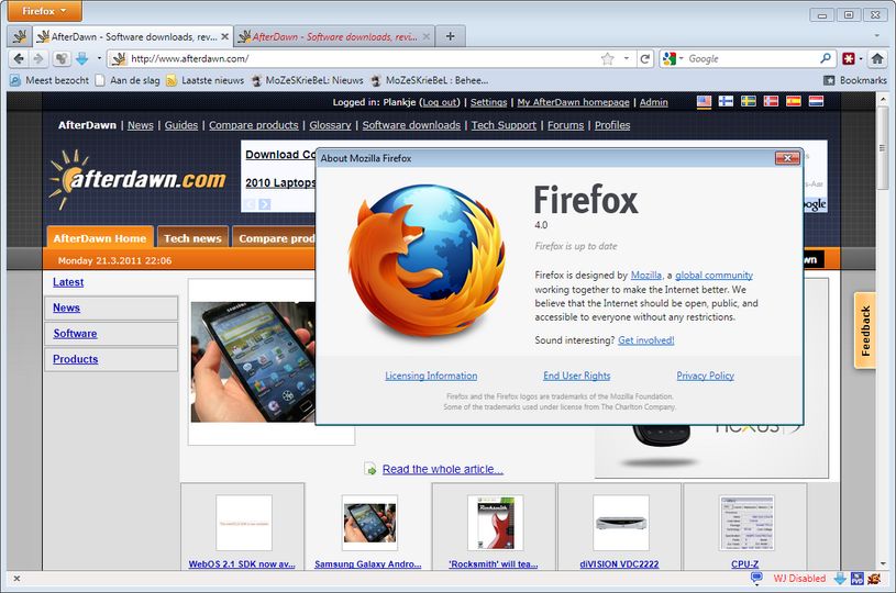 what is latest firefox version for mac