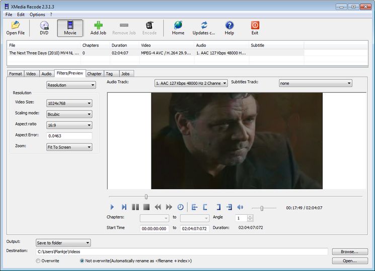 download the new XMedia Recode 3.5.8.1