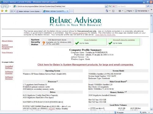 belarc advisor download for windows 10