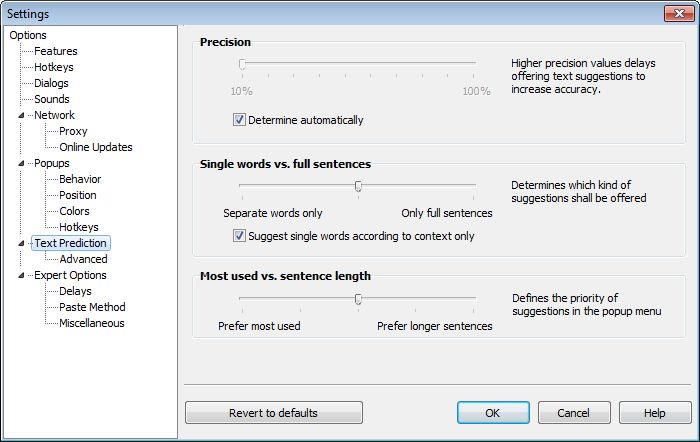 phraseexpress trailing space