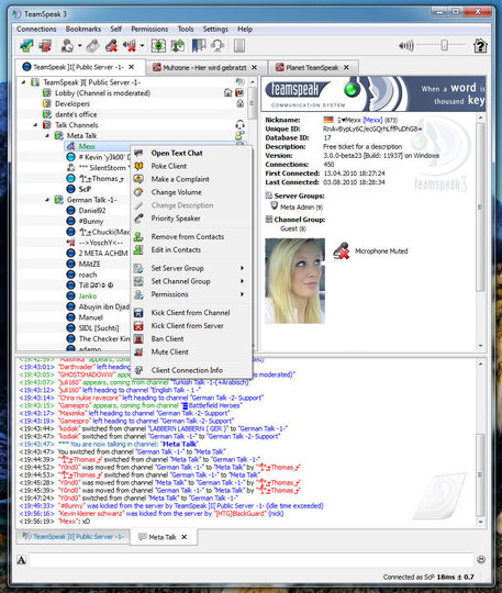 History teamspeak chat Entire chat
