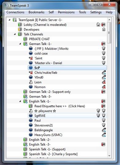 free teamspeak server ip