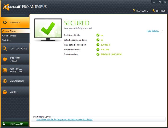 avast antivirus free download 2011 full version with key for xp