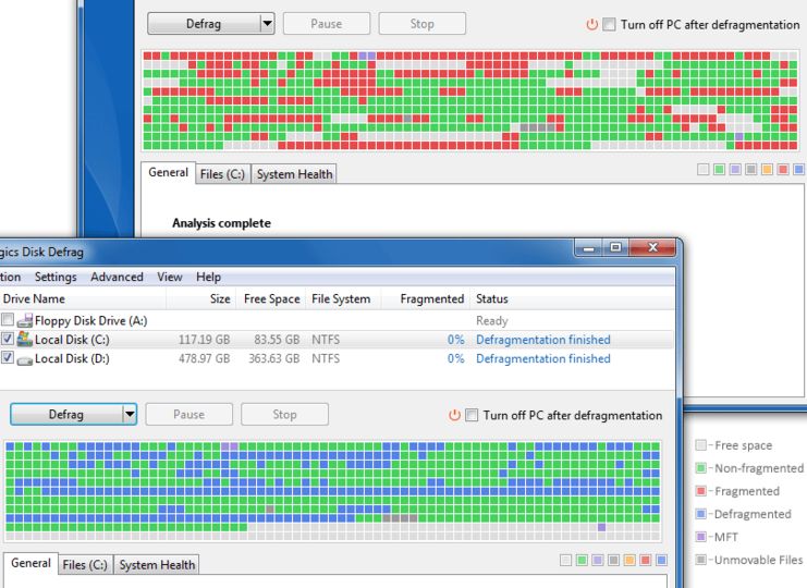 auslogics disk defrag older versions