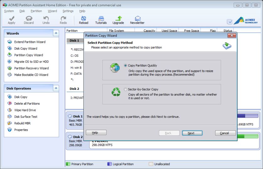 download aomei partition assistant professional