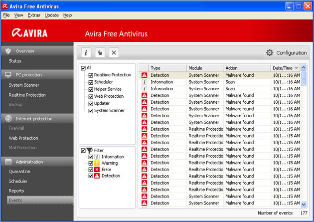 avira antivirus system speedup