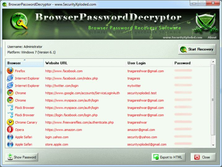 Facebook password decryptor scaricare