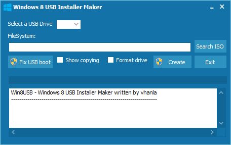 win installer usb