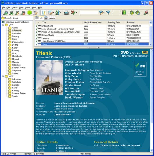 download the last version for windows Movie Collector Pro 23.2.4