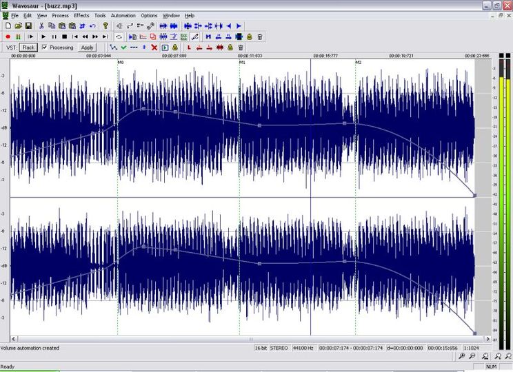 wavosaur recording bit depth