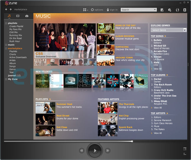 ms zune software download