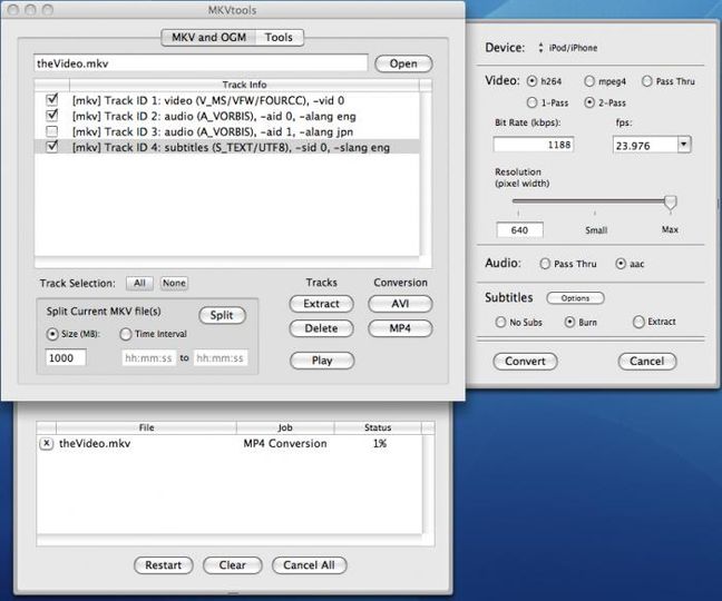 audio incompatible mkv arreglar con mkvtools