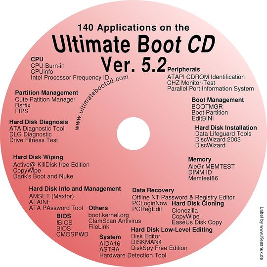 ultimate boot cd for windows iso image download