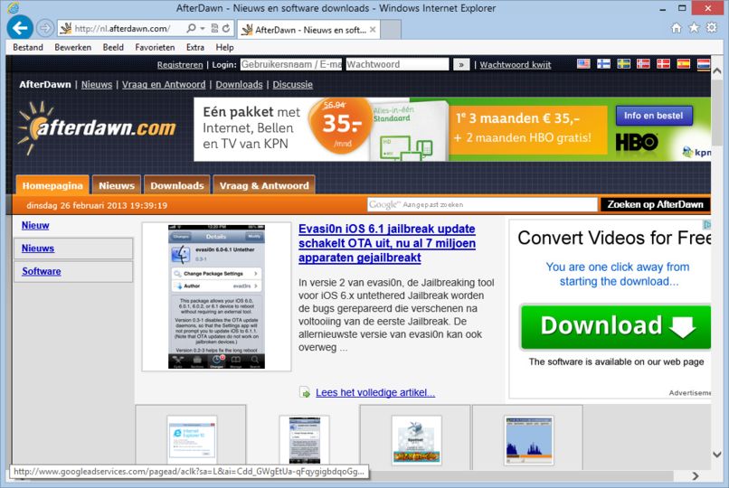 internet explorer 10 32 bit windows 8