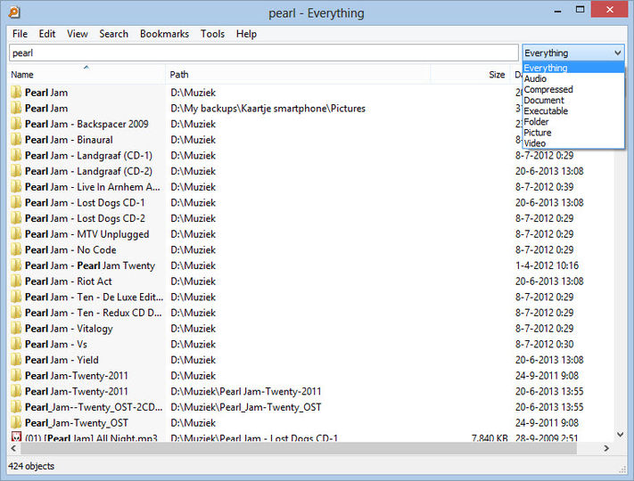 free downloads Everything 1.4.1.1023 / 1.5.0.1354a Alpha
