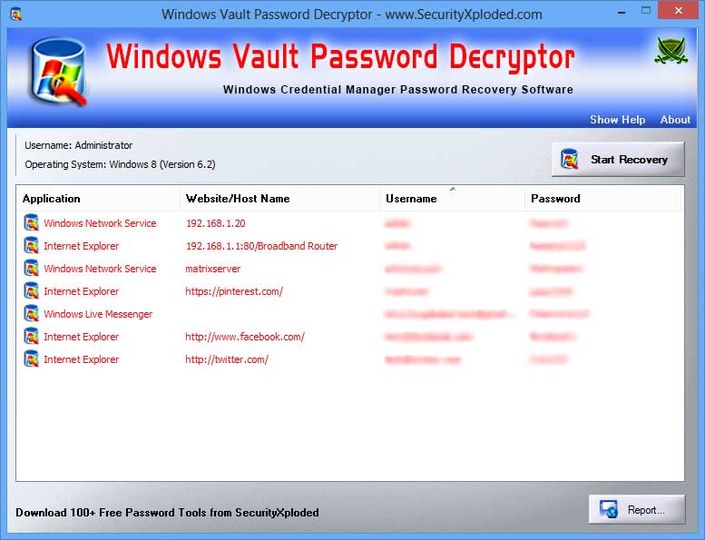 free outlook password decryptor