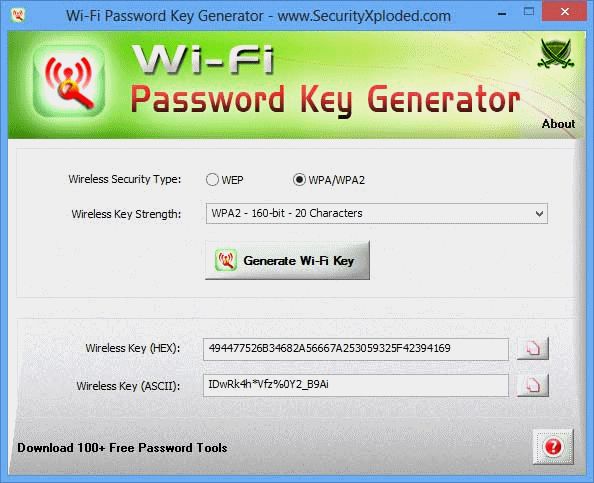 Wifi password generator hack