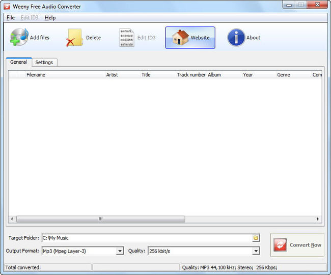 Download Weeny Free Audio Converter v1.4 - AfterDawn: Software downloads