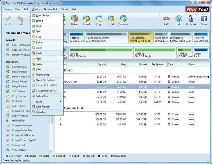 Download MiniTool Partition Wizard Free v11.5 (freeware ...
