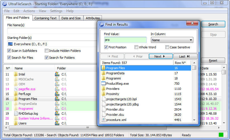 UltraFileSearch Standard 6.5 download the last version for windows