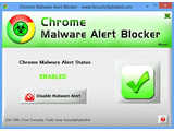 Chrome Malware Alert Blocker v1.0
