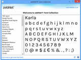 zebNet Font Collection v1.0