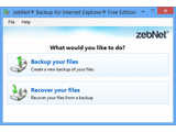 zebNet Backup for Internet Explorer Free Edition v1.0