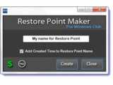 Quick Restore Point Maker Customizable v1.0.0.0
