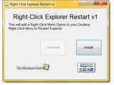 Right Click Explorer Restart v1.0