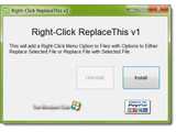 RightClick ReplaceThis v1.0