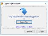 CryptoForge Decrypter v5.1.0