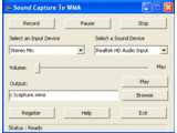 Sound Capture To WMA v1.0