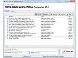 MP3-OGG-WAV-WMA Converter v2.5