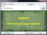 VOVSOFT - Vov Text to Image Converter v1.0