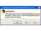 Symantec W32.Ackantta!Dr Removal Tool v2.3.3.0