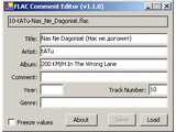 FLAC Comment Editor v1.1.0