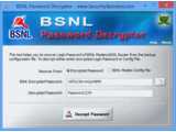 BSNL Password Decryptor v1.0