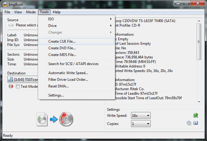 Burn mp3 files to Audio CD