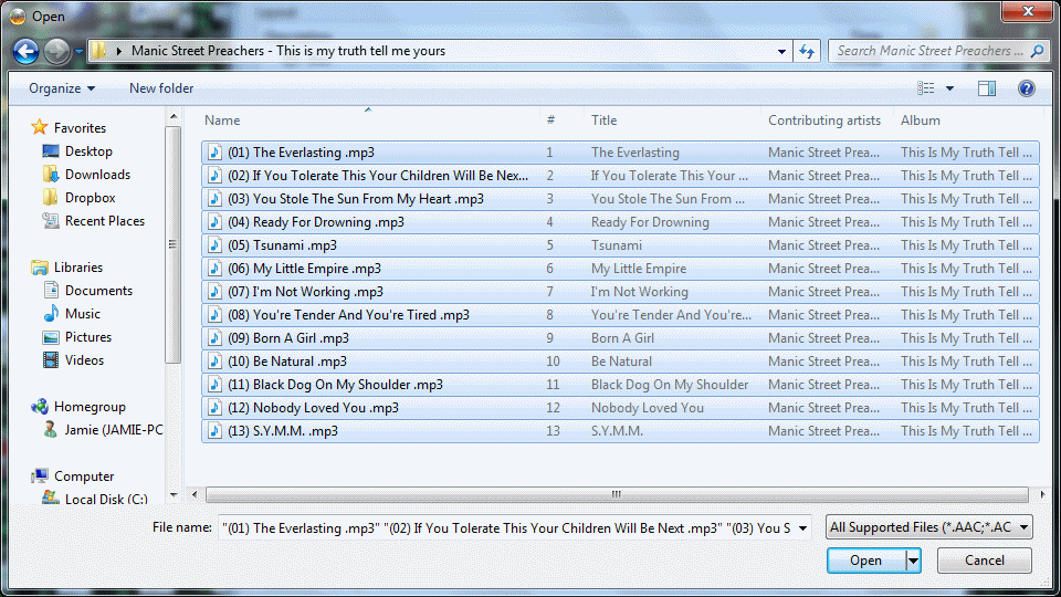 Burn wav files to Audio CD