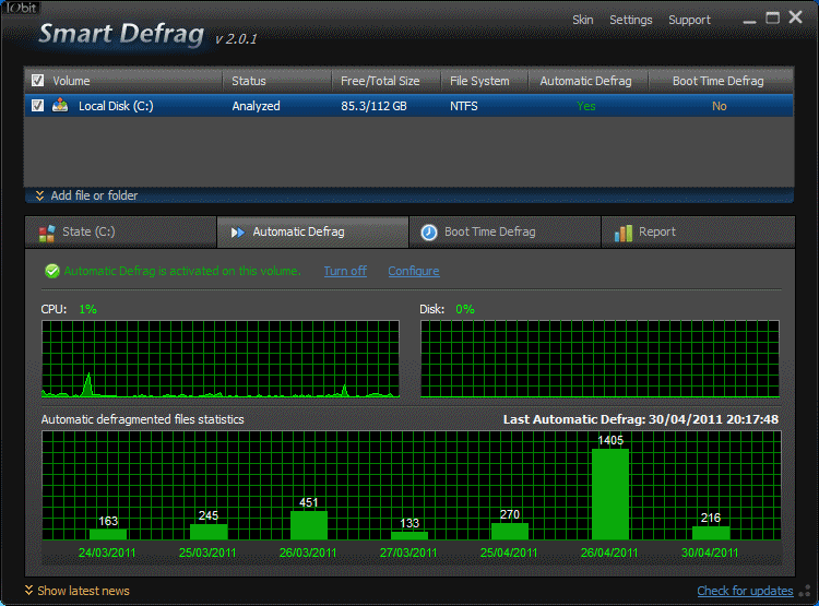 smart defrag 7.1