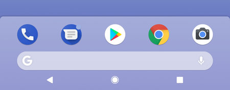 Android P search bar