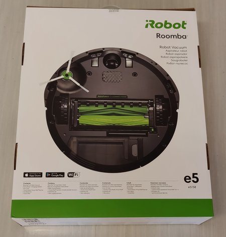 Roomba e5 retail sale box